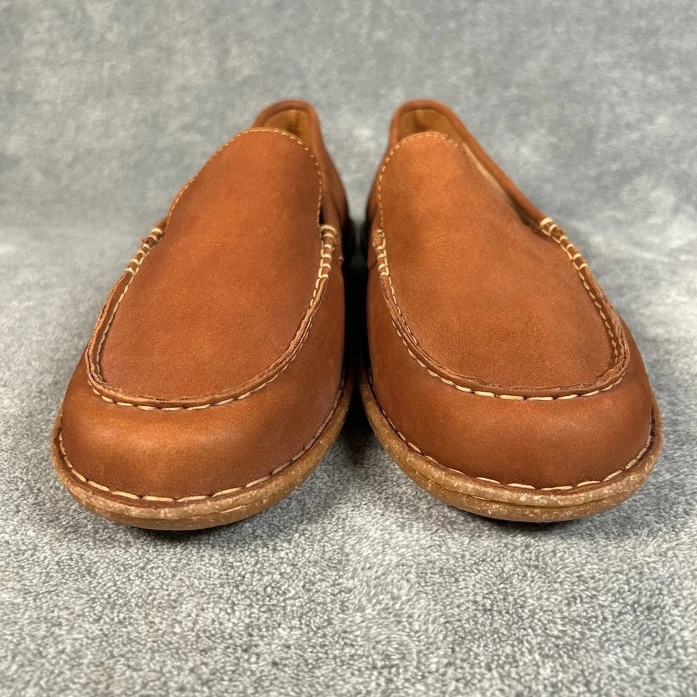 Born Leather Loafers Tan Brown Slip On Casual Shoes BM0004116 Mens 10.5 NEW - Picture 3 of 14